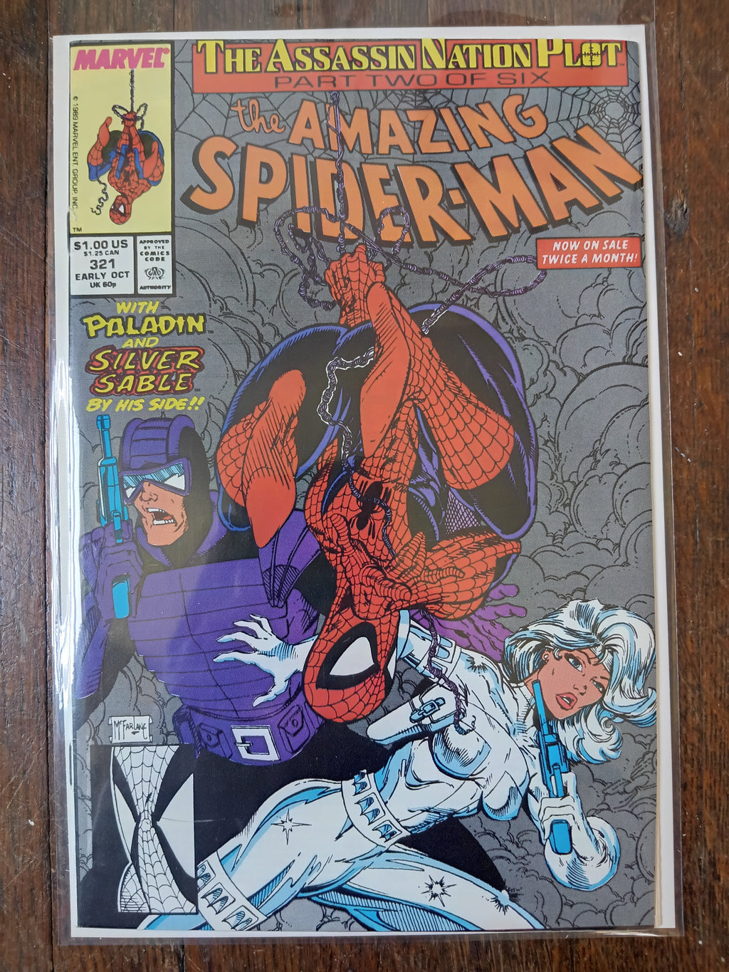 The Amazing Spider-man 321 Direct Edition Marvel Comic Book