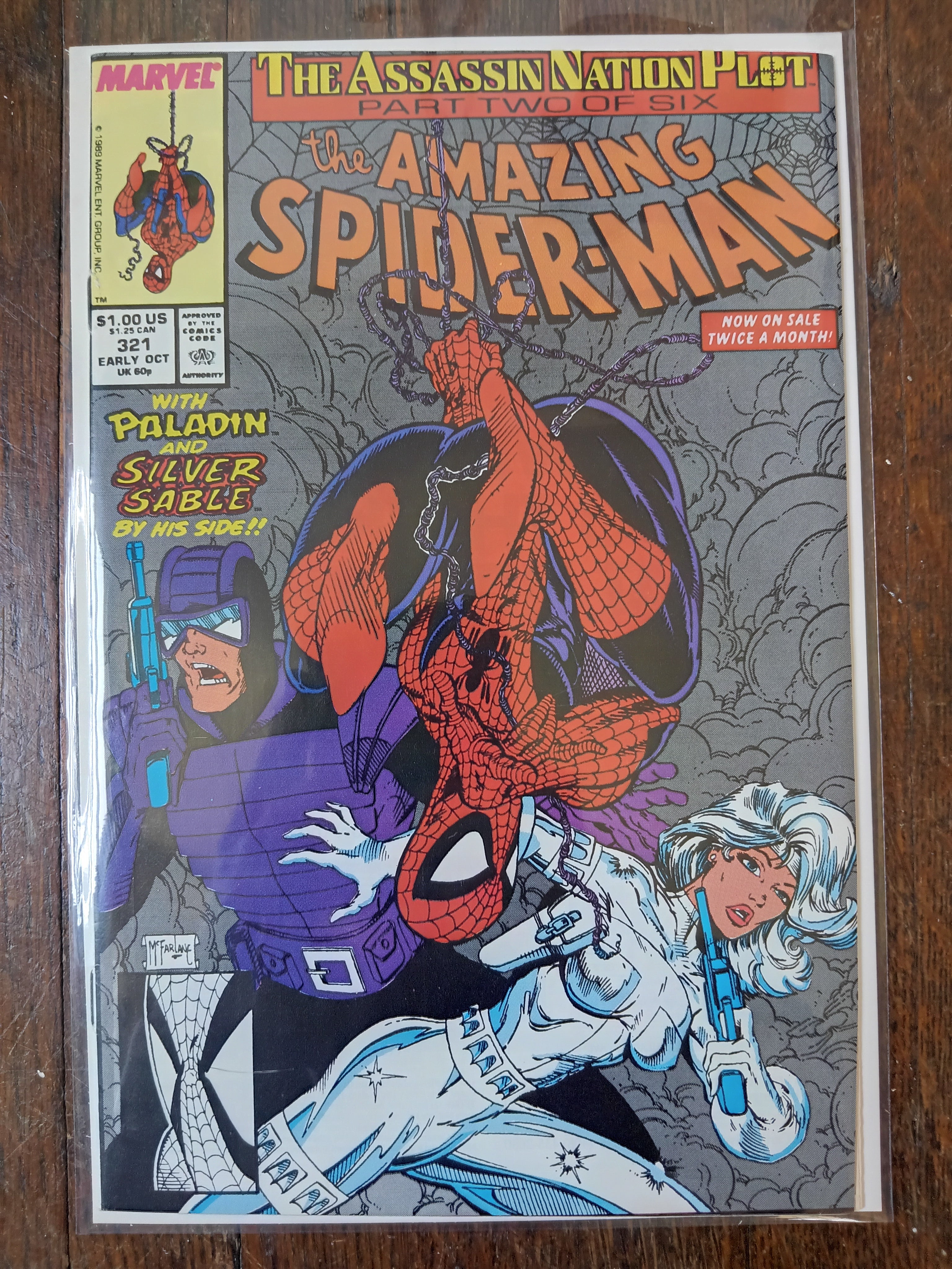 The Amazing Spider-man 321 Direct Edition Marvel Comic Book