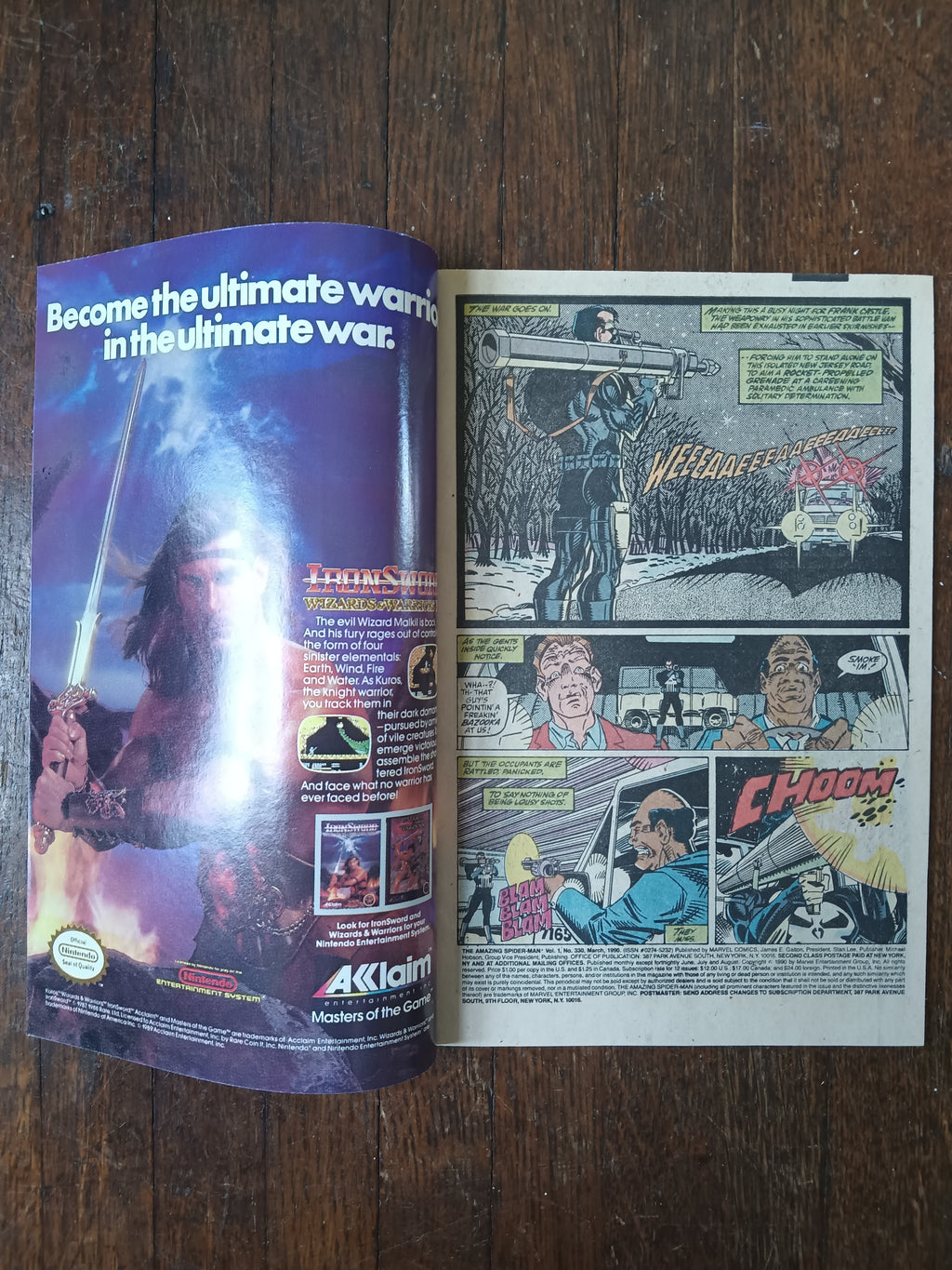 The Amazing Spider-man 330 Direct Edition Marvel Comic Book in Great Condition