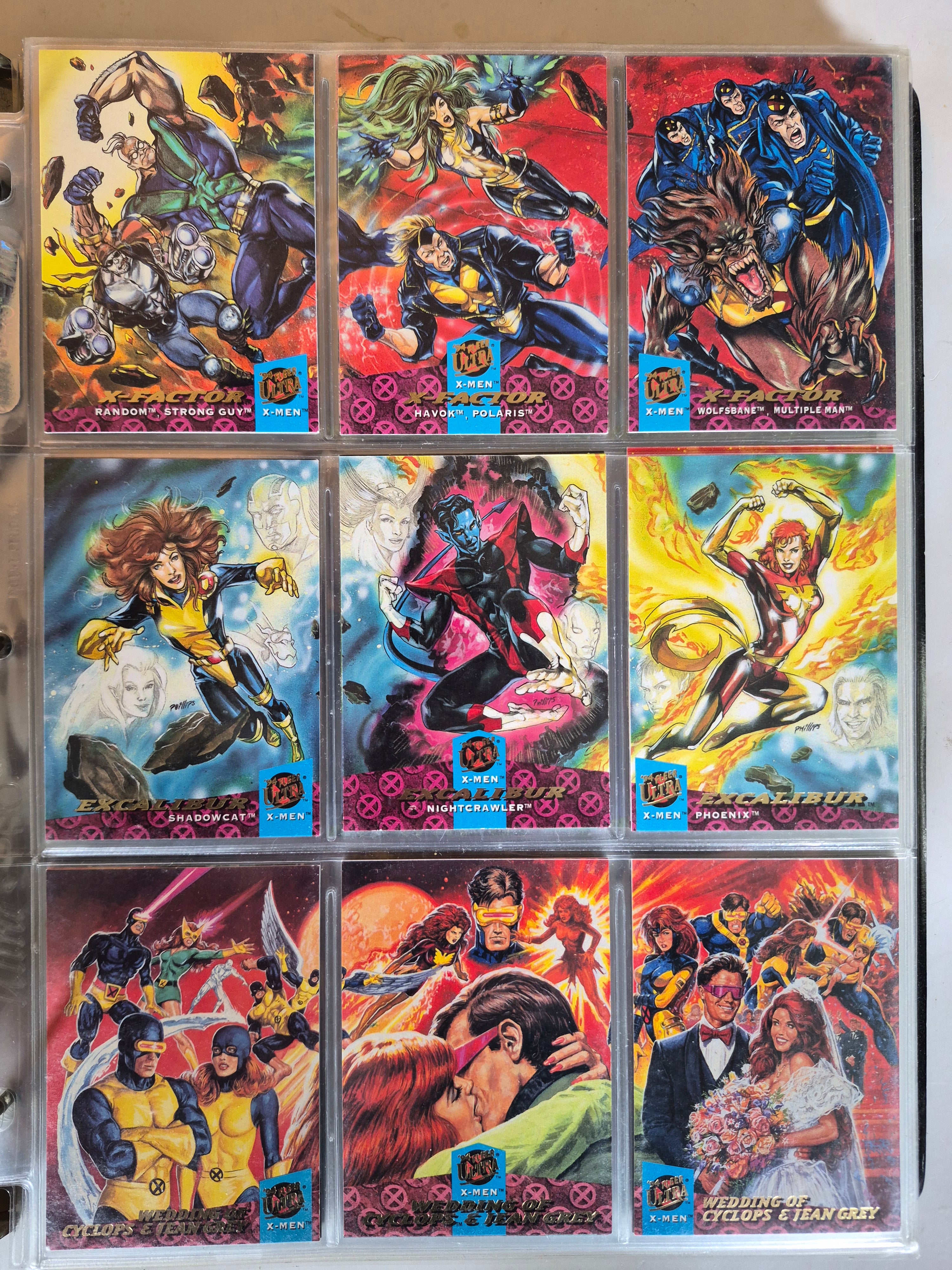 94' Fleer Ultra X-men Complete 250 Card Set