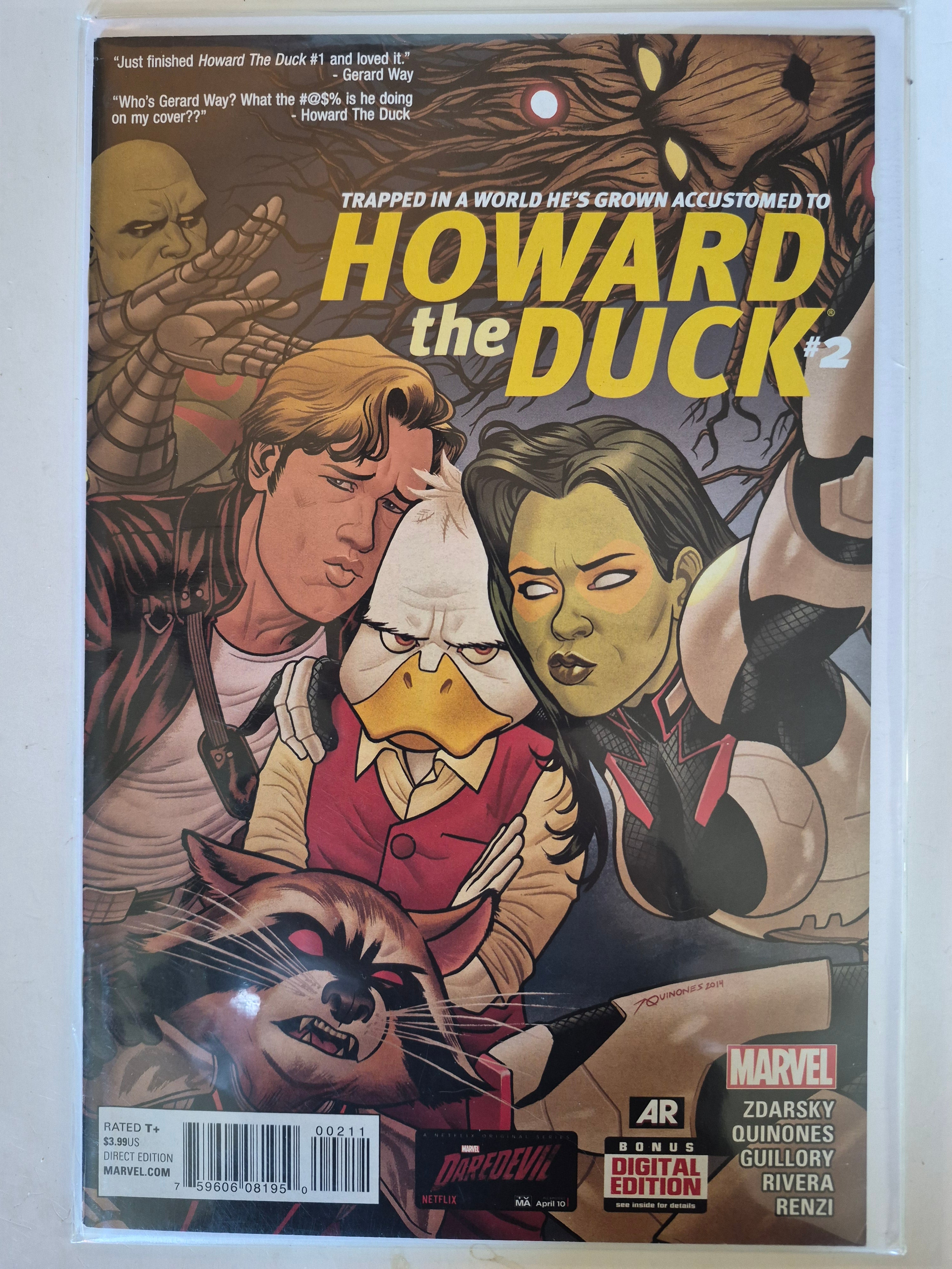 Howard the Duck #2 Direct Edition Marvel Comic Book