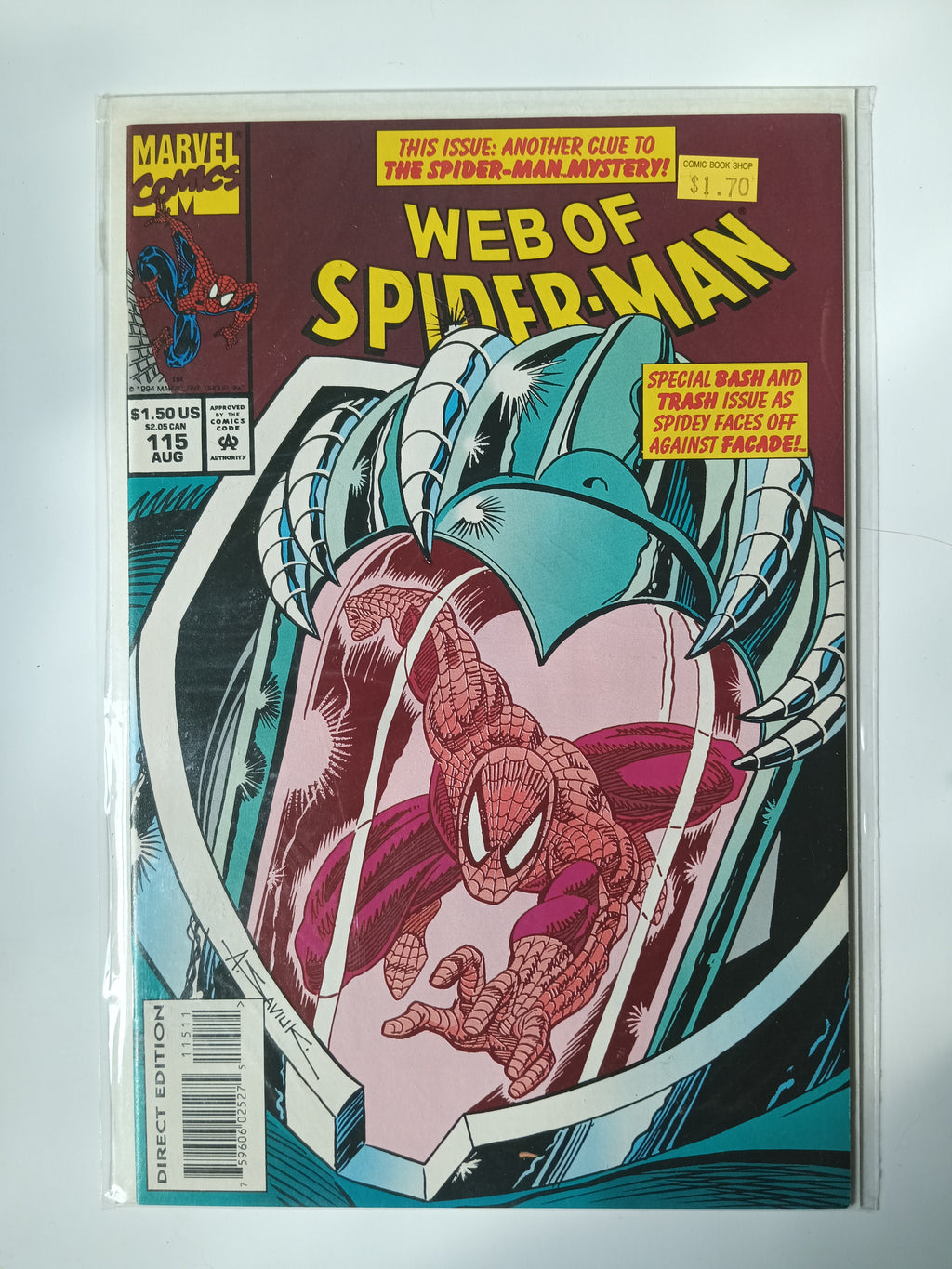 Web of Spider-Man #90-129 Marvel Comic Books