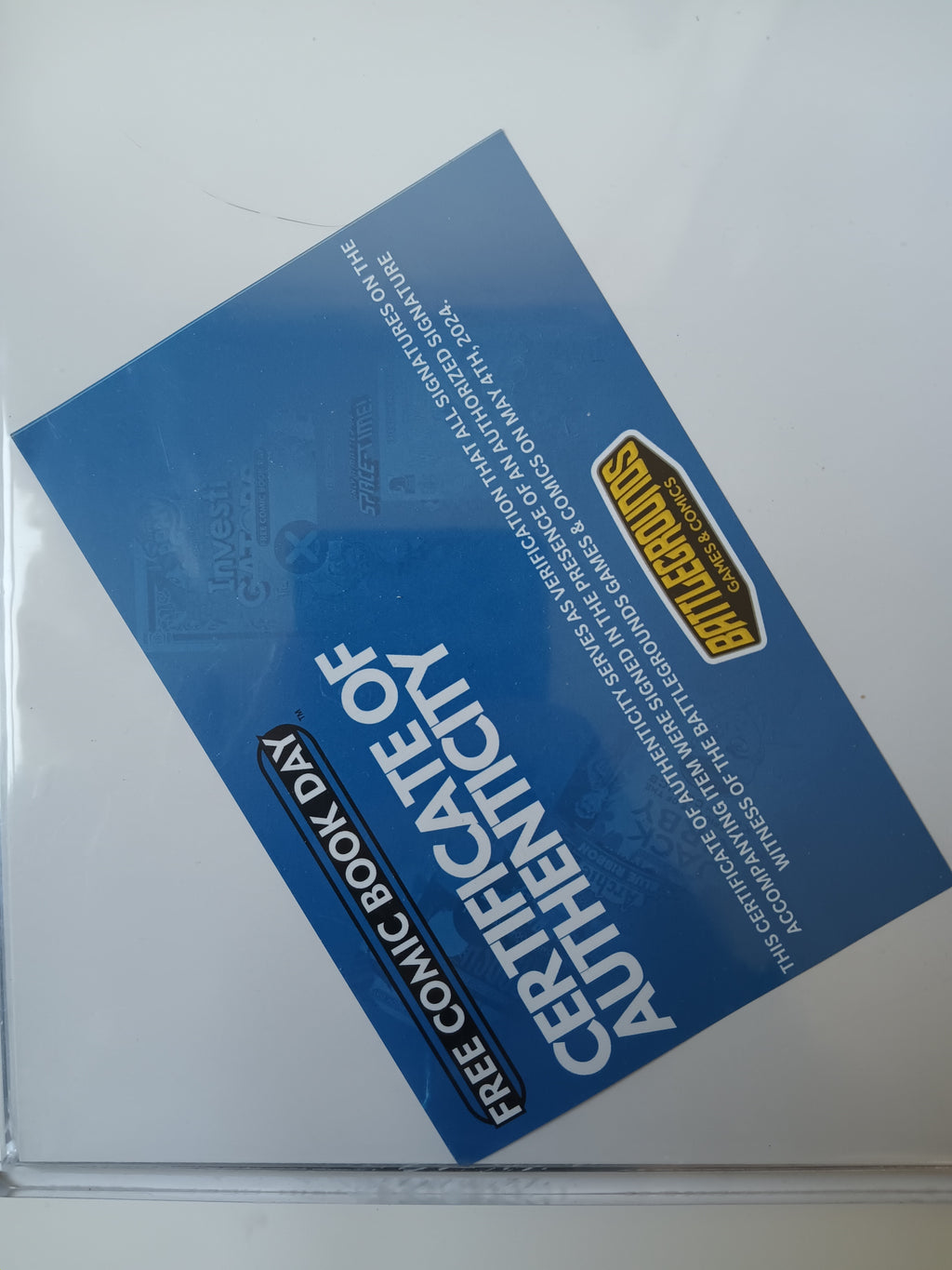 Born of Blood #3 Double Signed with COA Comic Book