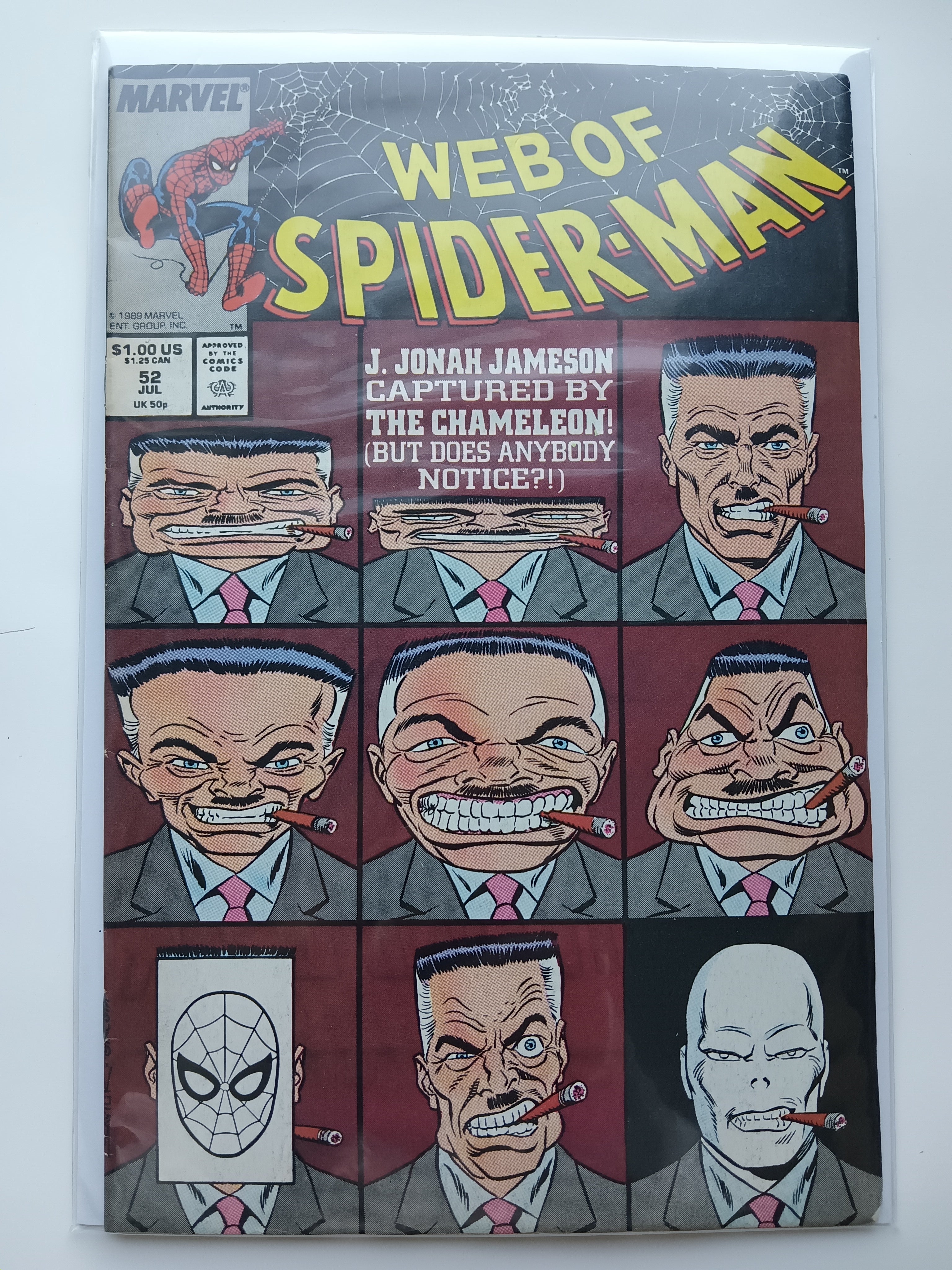 Web of Spider-Man #52 Direct Edition Marvel Comic Book