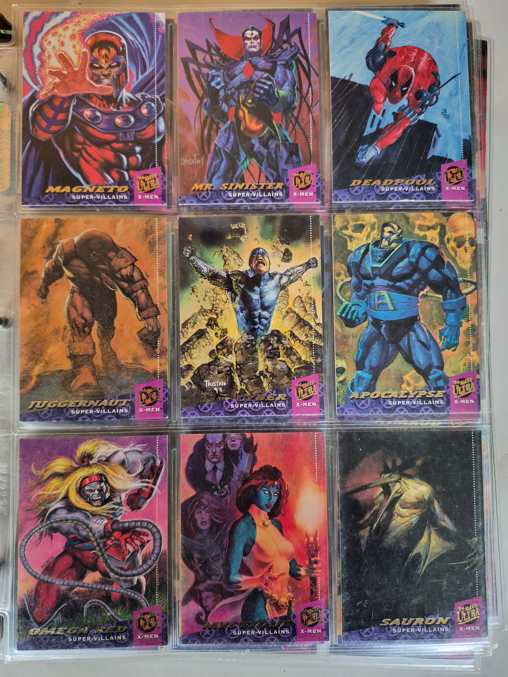 94' Fleer Ultra X-men Complete 250 Card Set