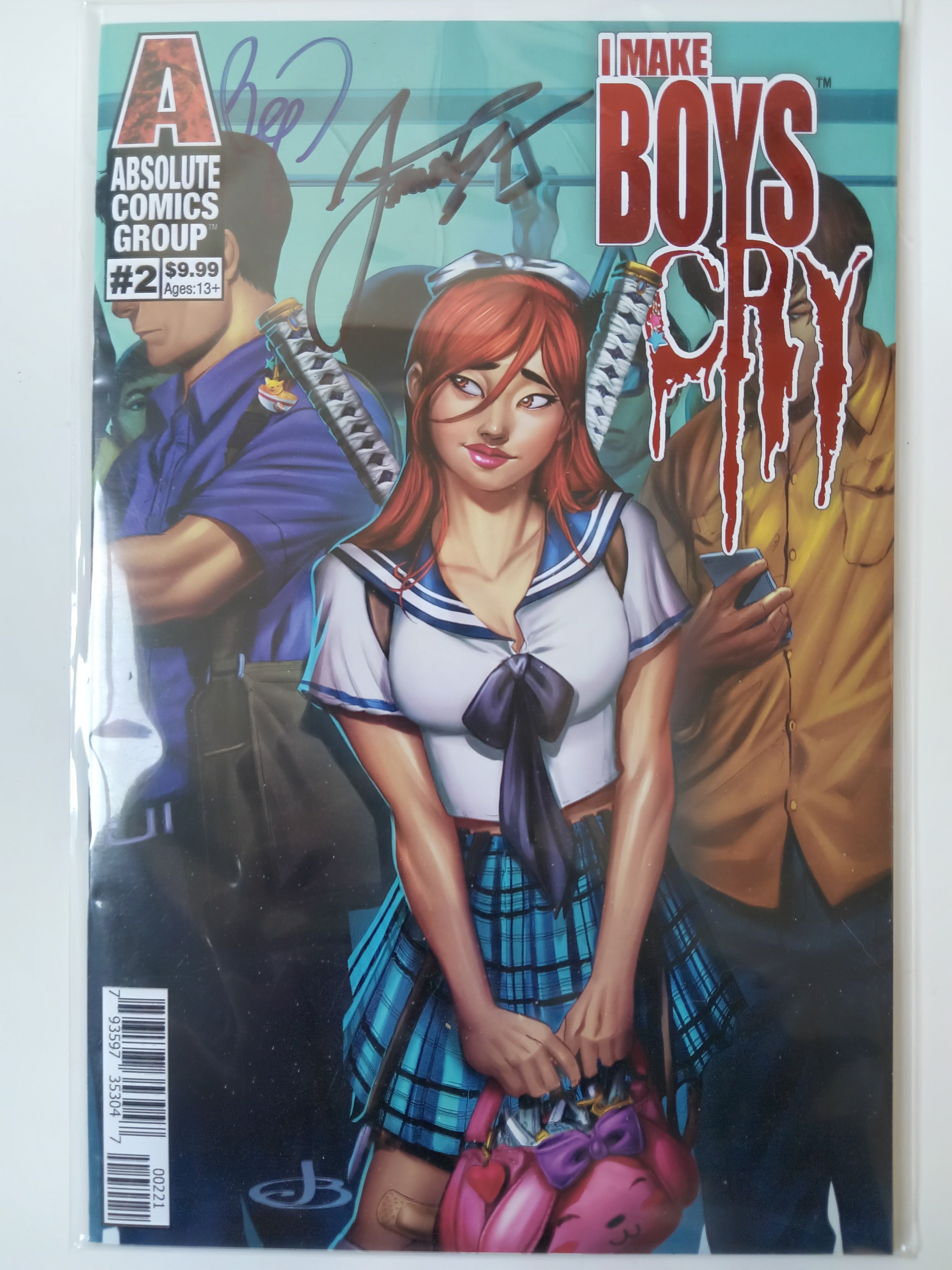 I Make Boys Cry #2 Double Signed in Great Condition