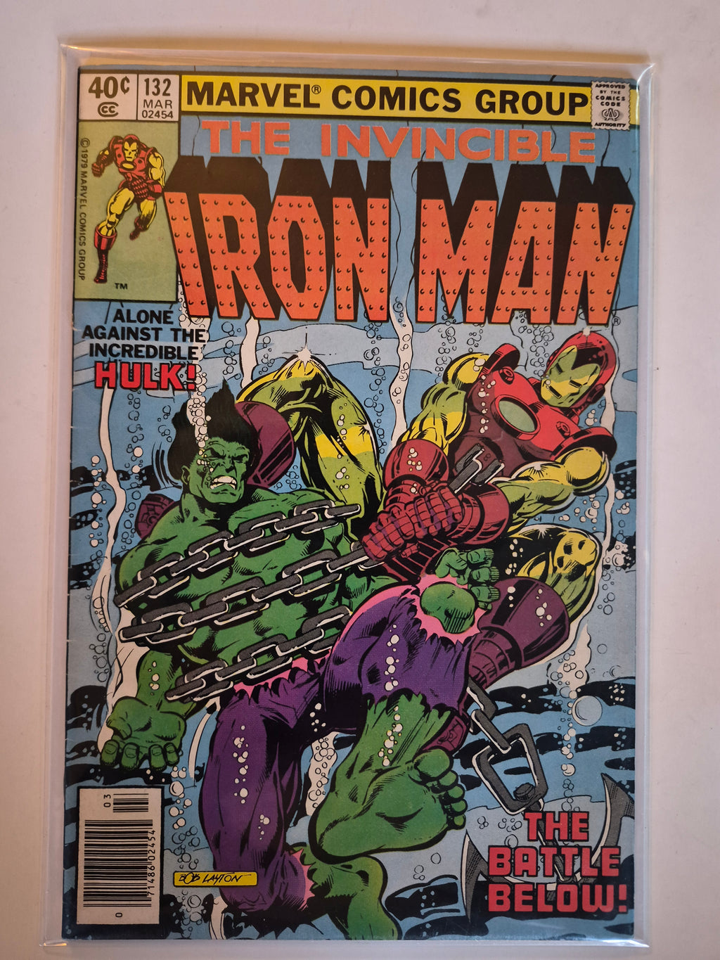 The Invincible Iron Man #132 Newsstand Variant Marvel Comic Book 1979
