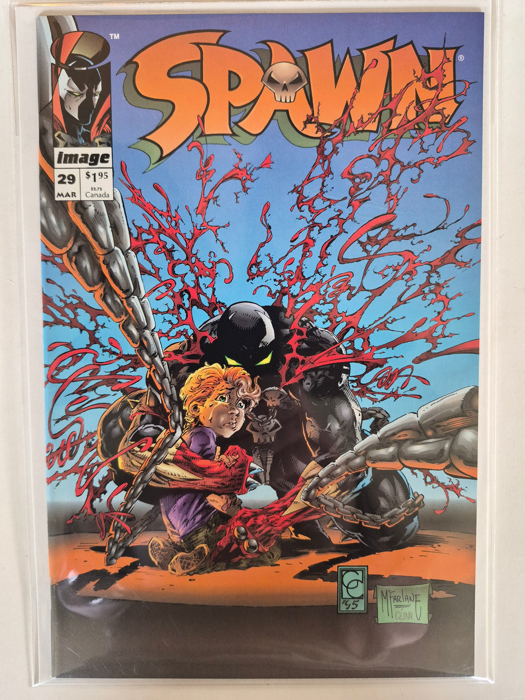 Spawn #29 McFarlane 1995 Image Comic Book in Great Condition