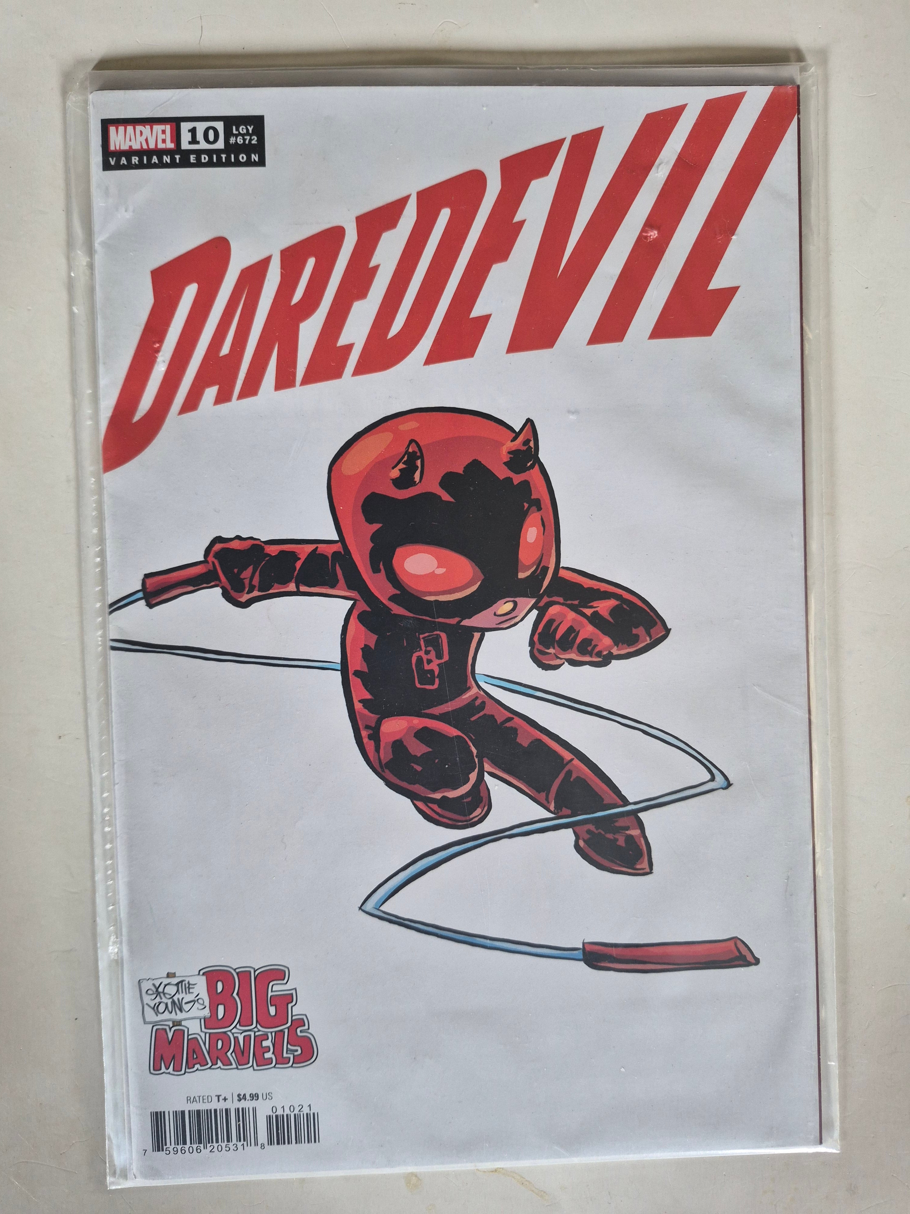 2 Scottie Young Comicbook Covers. Daredevil and Ghost Rider.