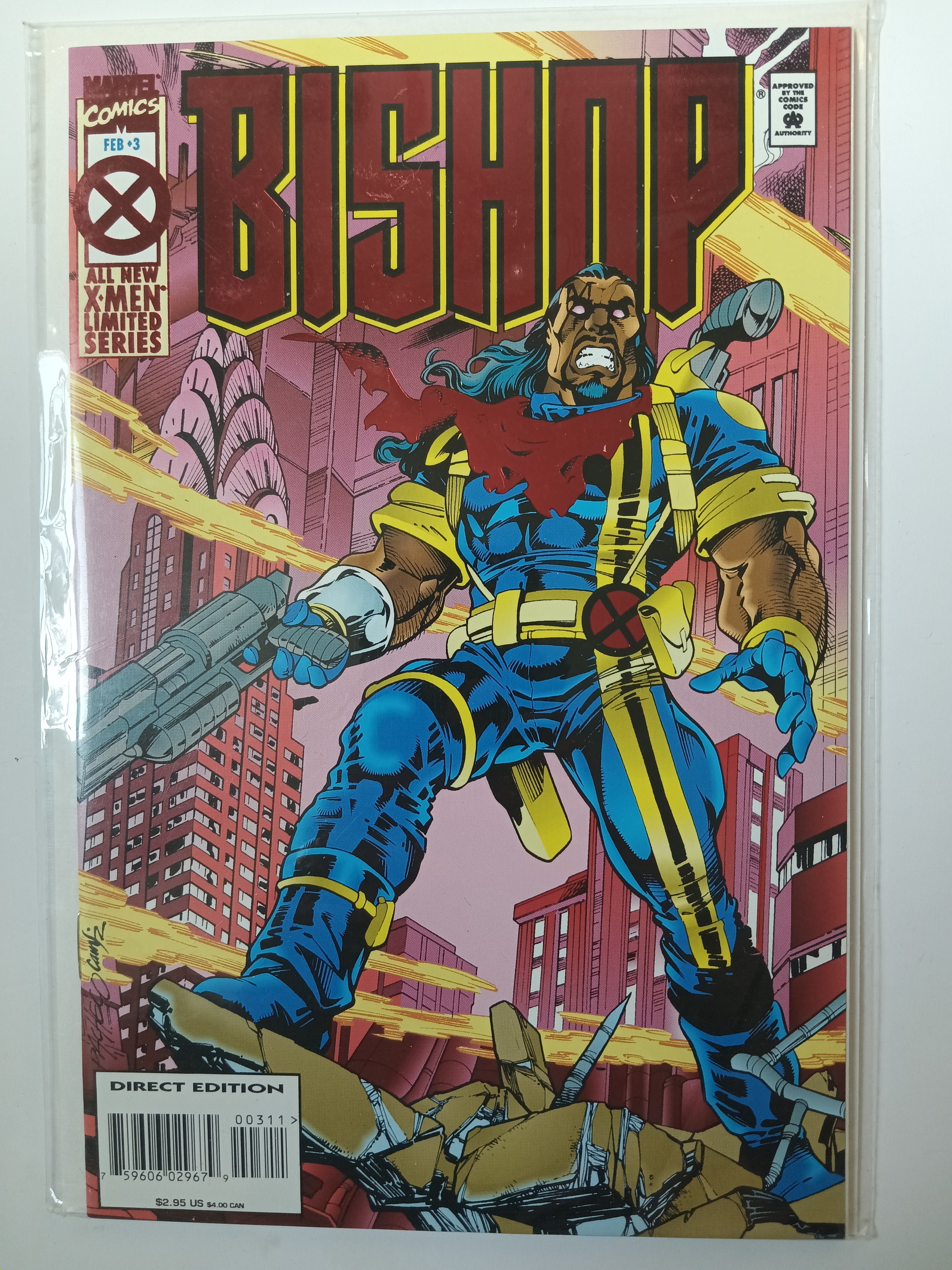 Bishop #1-4 Direct Edition Marvel Comic Books