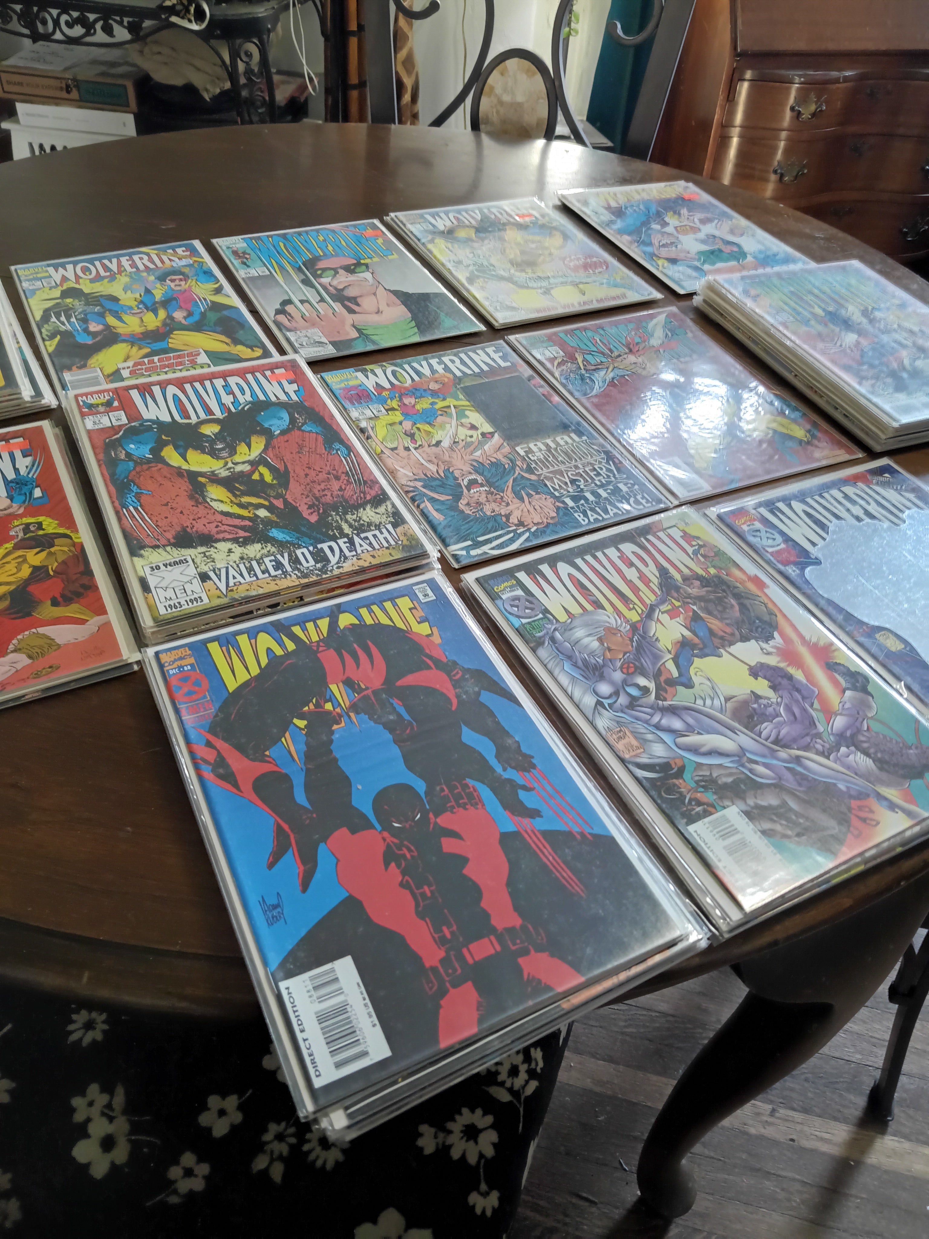 Wolverine #50-100 Marvel Comic Books in Great Condition Bagged and Boarded
