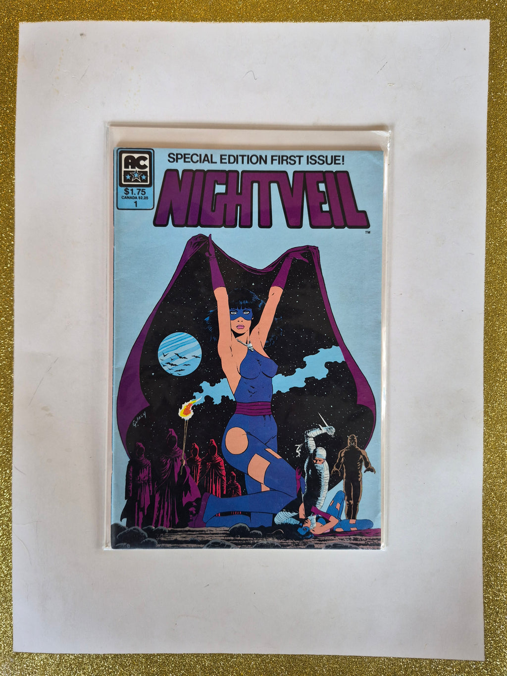 Nightveil #1 Special Edition First Issue AC comics 1984