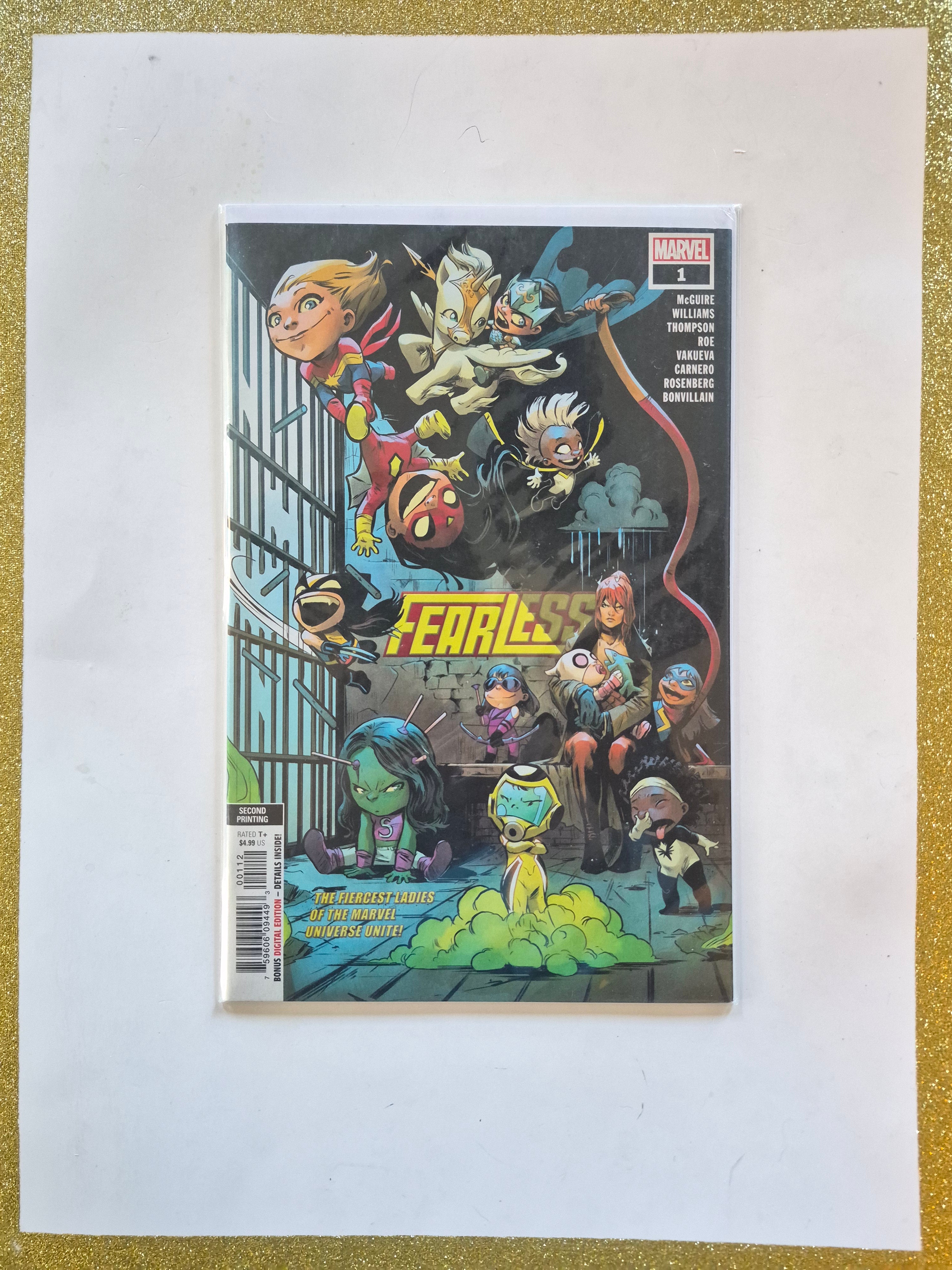 Fearless #1 Second Printing Bonus Digital Edition Marvel Comic Book