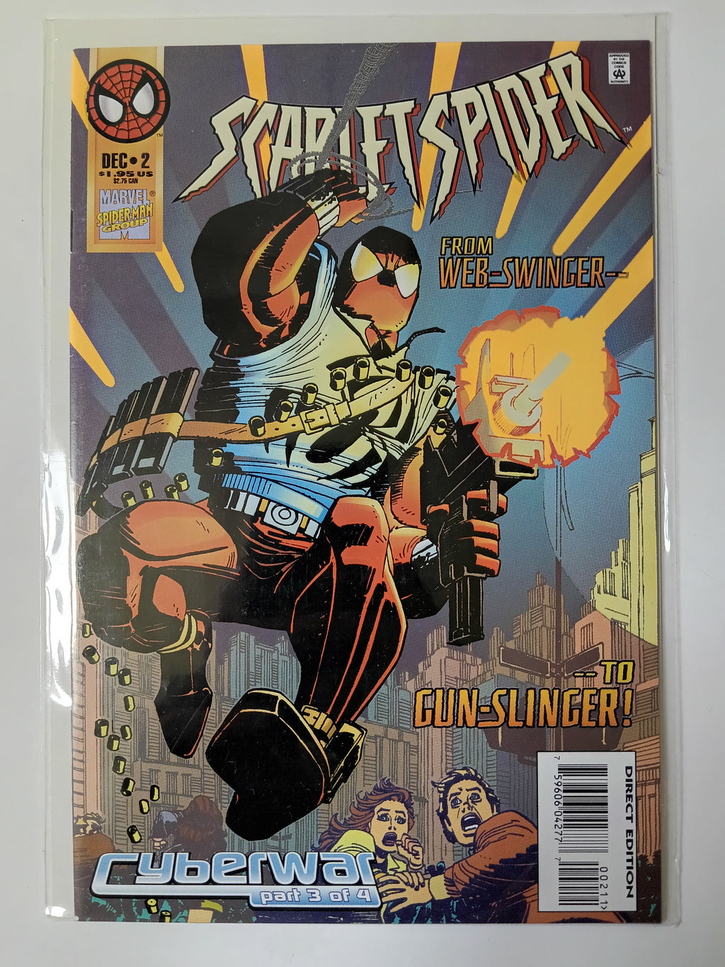 5 Scarlet Spider Marvel Comic Books in Great Condition Bagged and Boarded (read description)