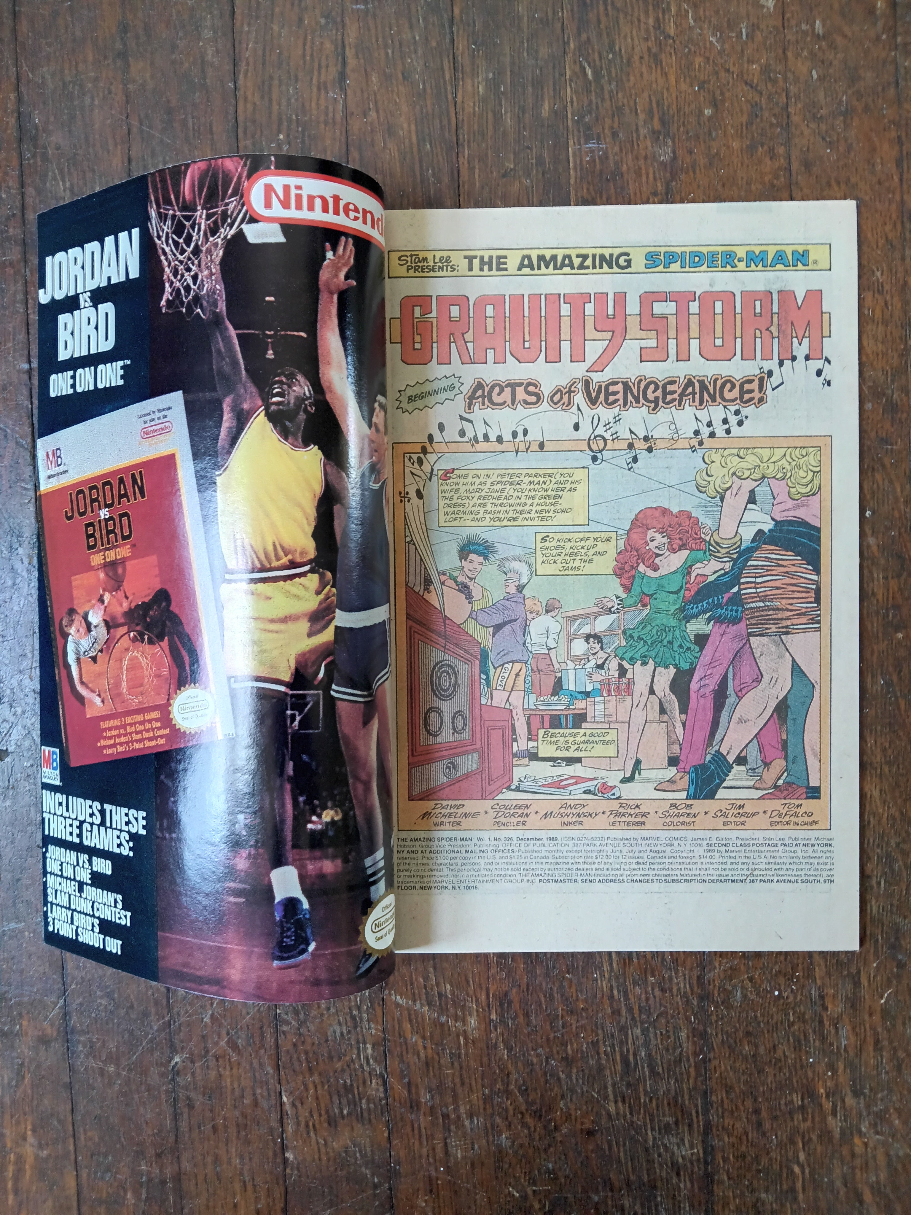 The Amazing Spider-man #326 Direct Edition Marvel Comic Book