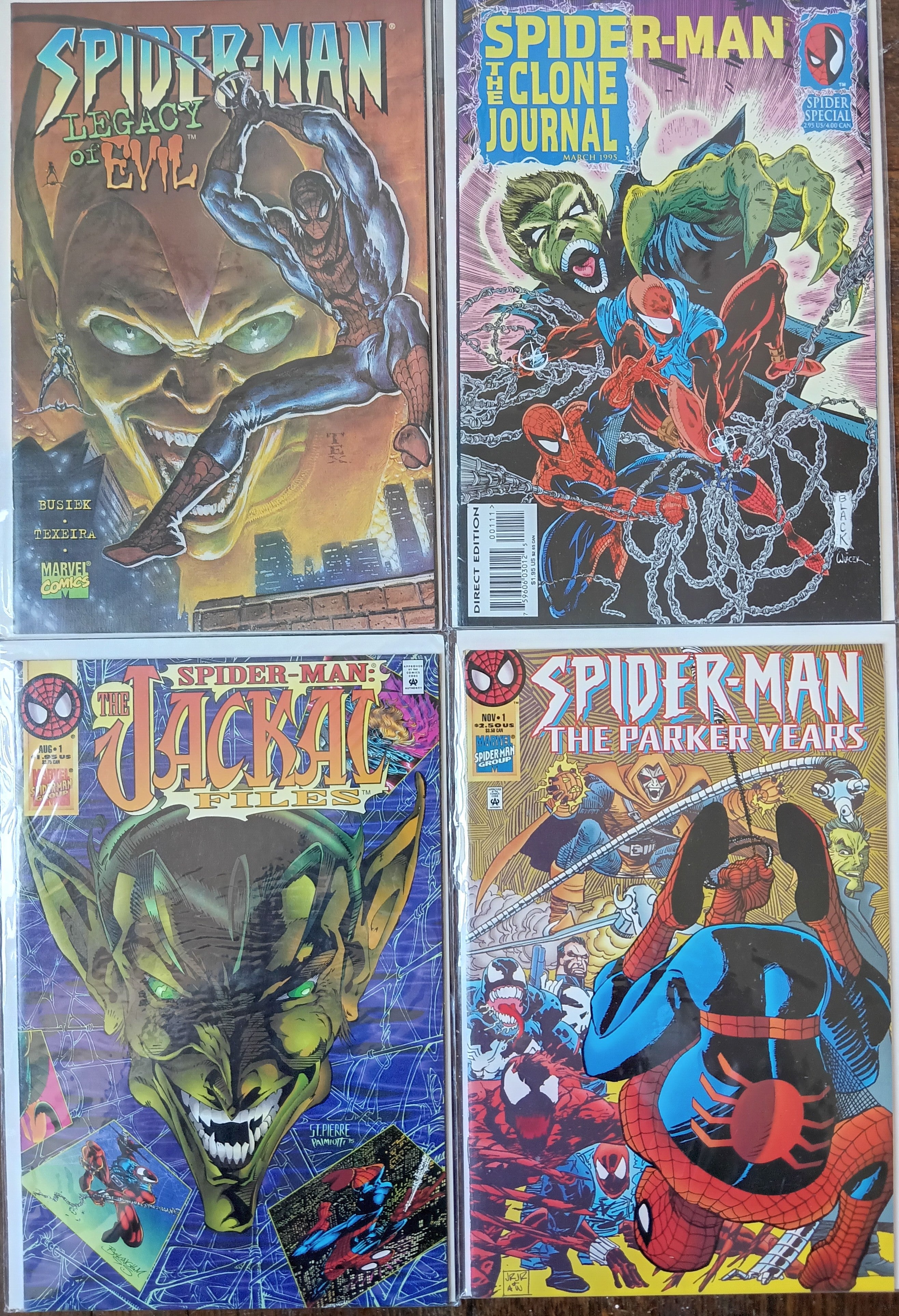 4 Spider-Man Comics from the 90's